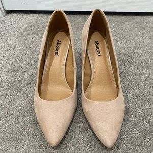 Abound (from Nordstrom) block heel suede shoes